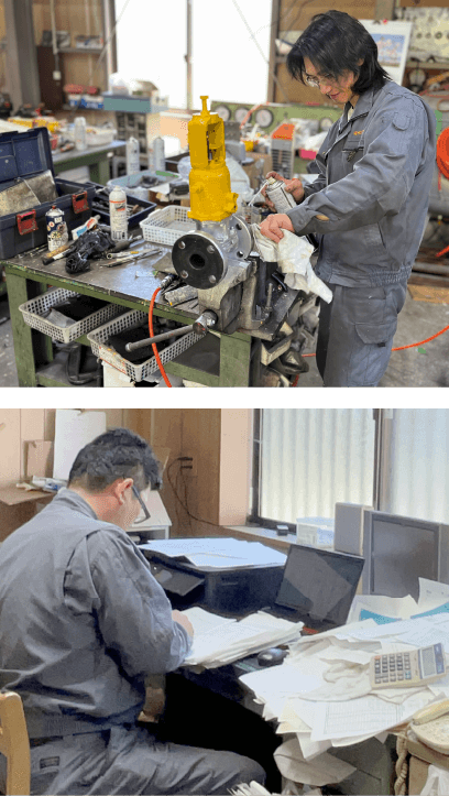 機械メンテナンスの仕事について